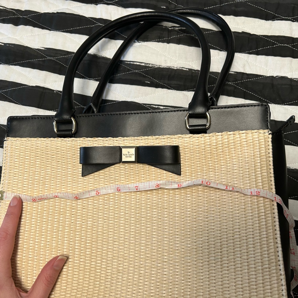 NWOT Kate Spade Montford Park Straw Jovie bag. - Picture 5 of 12